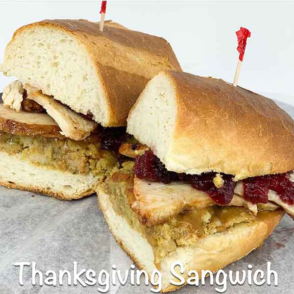 Thanksgiving day sandwich